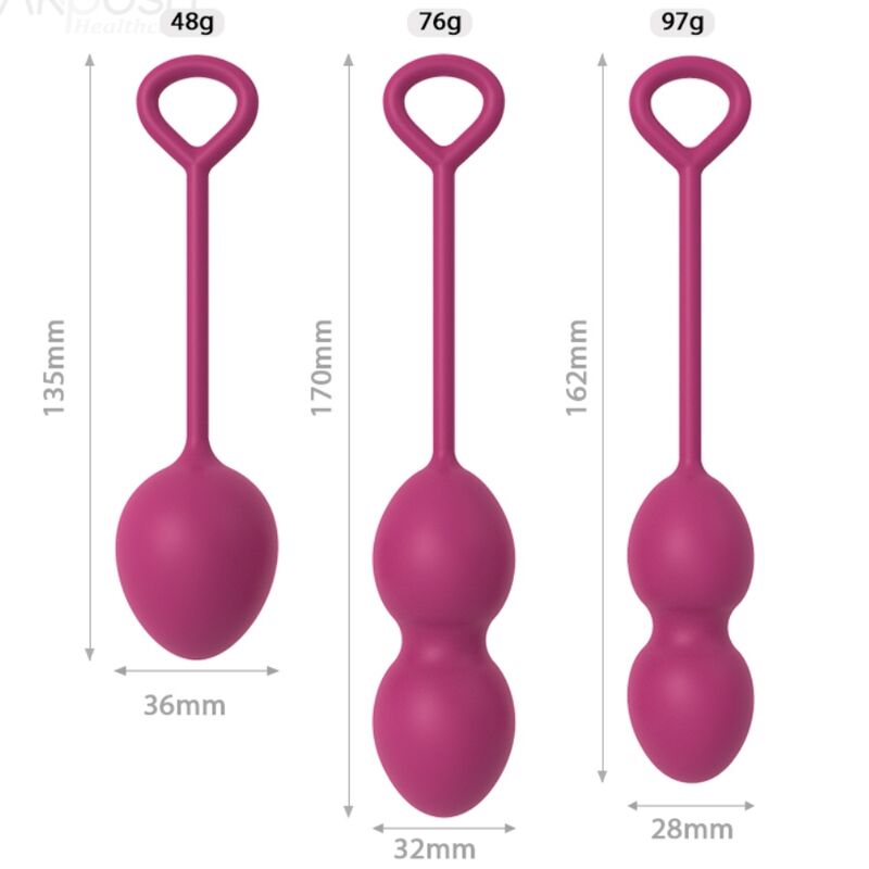 ARMONY - ANABIOSIS VAGINAL DUMBBELL 3 NÃVEIS BORGONHA