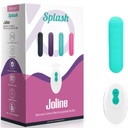 ARMONY - SPLASH JOLINE VIBRADOR BULLET SILICONE CONTROLE REMOTO 10 VIBRAÃÃES 65 X 15 CM VERDE