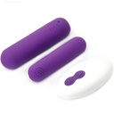 ARMONY - SPLASH JOLINE VIBRADOR BALA SILICONE CONTROLE REMOTO 10 VIBRAÃÃES 65 X 15 CM ROXO