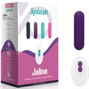 ARMONY - SPLASH JOLINE VIBRADOR BALA SILICONE CONTROLE REMOTO 10 VIBRAÃÃES 65 X 15 CM ROXO