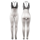 SUBBLIME - 951993 BODYSTOCKING SEM COSTAS DE REDE TRANSPARENTE PRETO TAMANHO ÃNICO