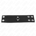 KINK - ANEL DE COURO PARA PÃNIS COM FECHO DE PRESSÃO 18 X 5 CM