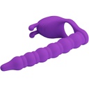 PRETTY LOVE - BLACKNEY ANÃIS PARA PÃNIS COM PLUG VIBRADOR