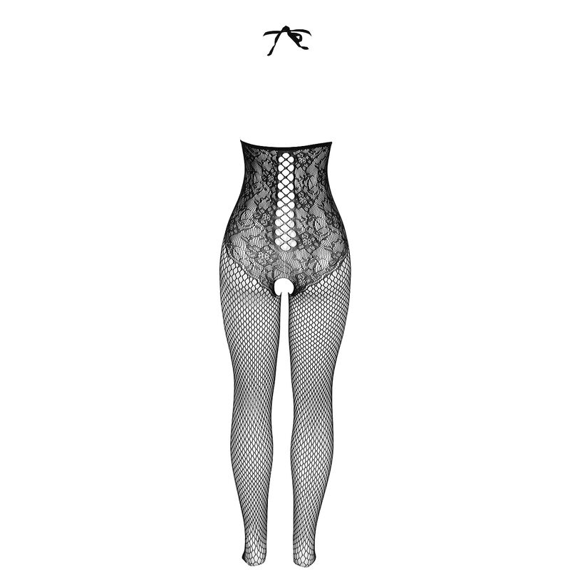 SUBBLIME - 951849 BODYSTOCKING DE REDE ARRASTO COM DECOTE HALTER PRETO TAMANHO ÃNICO