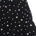 SUBBLIME - 952198 VESTIDO DE REDE COM DIAMANTES BRILHANTES PRETO TAMANHO ÃNICO