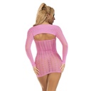 SUBBLIME - 952471 VESTIDO ROSA EM REDE TAMANHO ÃNICO