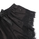 SUBBLIME - 953935 CAMISOLA DE SEDA CASUAL + CALÃA DE RENDA PRETA S/M