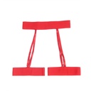 SUBBLIME - 954338 SUTIÃ COM ESTAMPA DE CORAÃÃO + TANGA + CINTO-LIGA VERMELHO L/XL