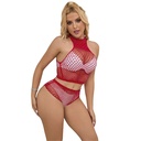 SUBBLIME - 952402 FISHNET SET COM DIAMANTES ROSA TAMANHO ÃNICO