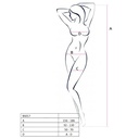PASSION - WOMAN BS017 BODYSTOCKING PRETO TAMANHO ÚNICO