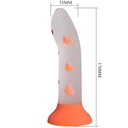 PRETTY LOVE - DILDO MÁGICO NIGHTFALL SEM VIBRAÇÃO LUMINOSO LARANJA