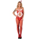 LIVCO CORSETTI FASHION - MAGALI LC 17178 BODYSTOCKING CROTCHLESS NATAL TAMANHO ÃNICO