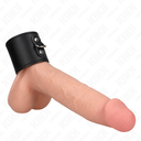 KINK - ANEL DE COURO PARA PÃNIS COM FECHO DE PRESSÃO 18 X 5 CM