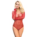 SUBBLIME - 952303 BODY GRILL BRILHANTE COM OMBROS ABERTOS MANGA LONGA VERMELHO TAMANHO ÃNICO