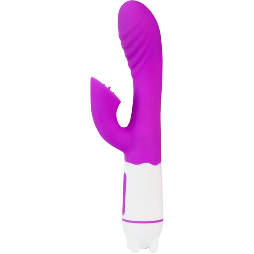 ARMONY - VIBRADOR E ESTIMULADOR HAPPY COM LÃNGUA RECARREGÃVEL ROXO