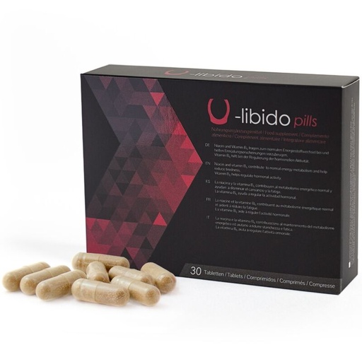 500 COSMETICS - U-LIBIDO AUMENTA A LIBIDO FEMININA - 30 CÃPSULAS