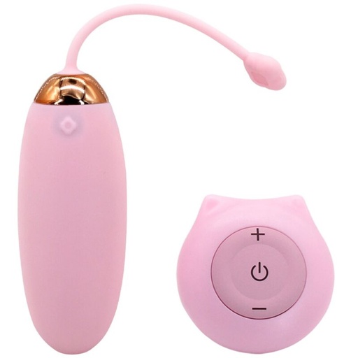 ARMONY - KITTY FUN EGG VIBRADOR CONTROLE REMOTO 10 VIBRAÃÃES ROSA